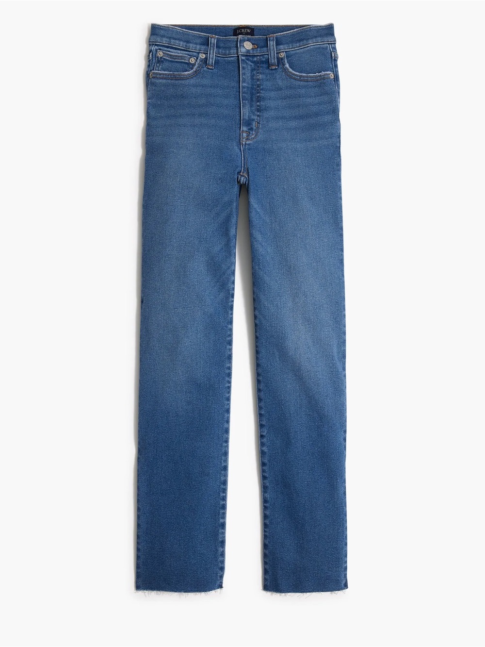 J Crew Stovepipe Jean with Cut Hem in signature stretch+ Size 26